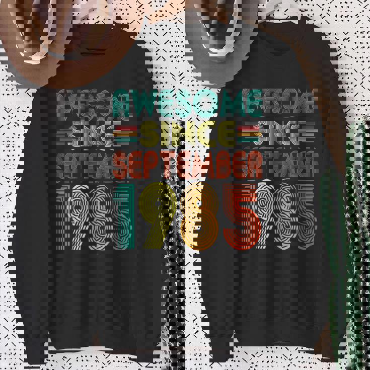 Awesome Since Settembre 1985 Anni 39Th Bday Divertenteintage Felpa Regalos para ancianas