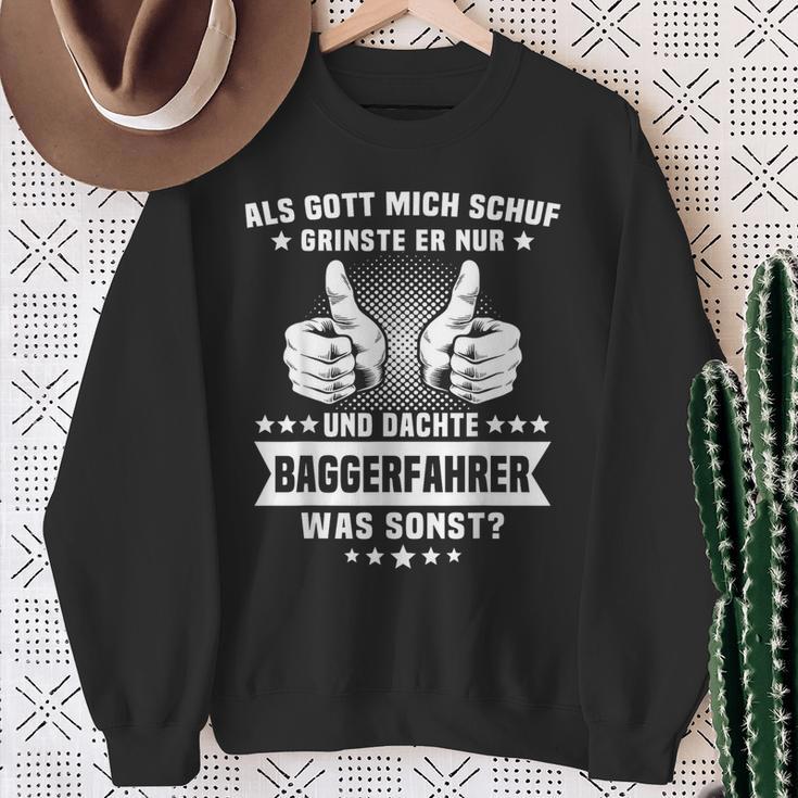 Baggerfuehrer Sweatshirt Geschenke für alte Frauen