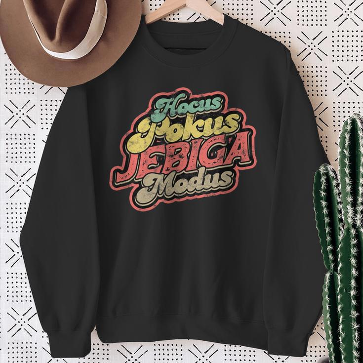 Balkan Jugo Spruch Hocus Pokus Jebiga Modus Sweatshirt Geschenke für alte Frauen