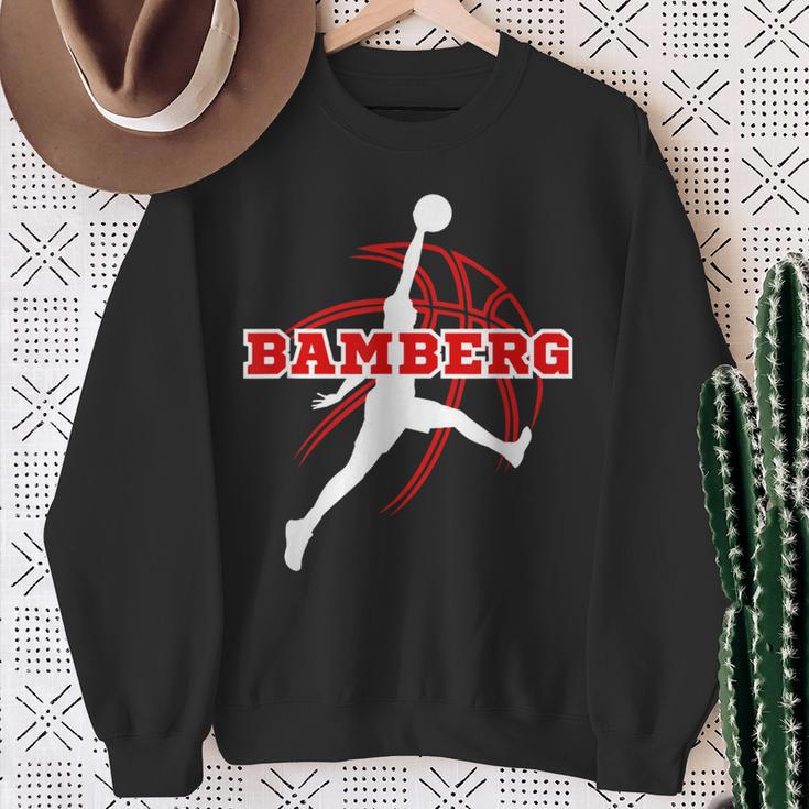 Bamberg Basketball Fan Support Franken Stadium Red Sweatshirt Geschenke für alte Frauen