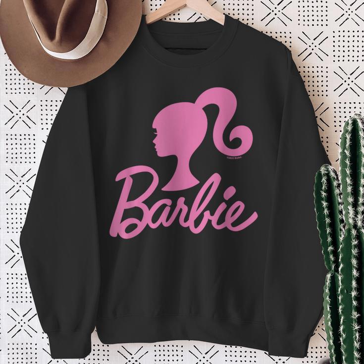 Barbie Barbie Logo In Pink Sweatshirt Geschenke für alte Frauen