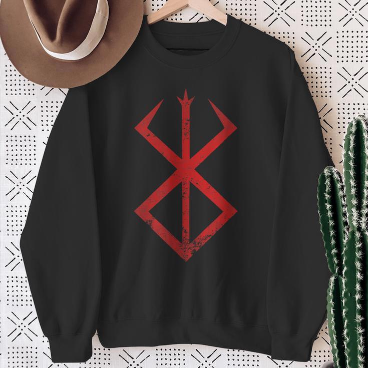 Berserk Rune Warrior Nordic Mythology Curse Berserker Sweatshirt Geschenke für alte Frauen