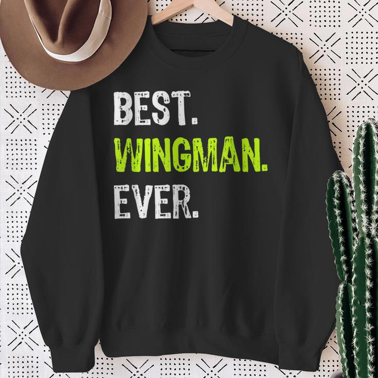 Best Wingman Ever Sweatshirt Geschenke für alte Frauen