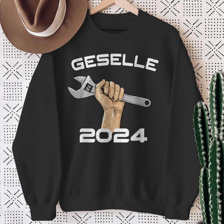 Bestandene Gesellenprüfung Gesellenbrief Azubi Geselle 2024 Sweatshirt Geschenke für alte Frauen