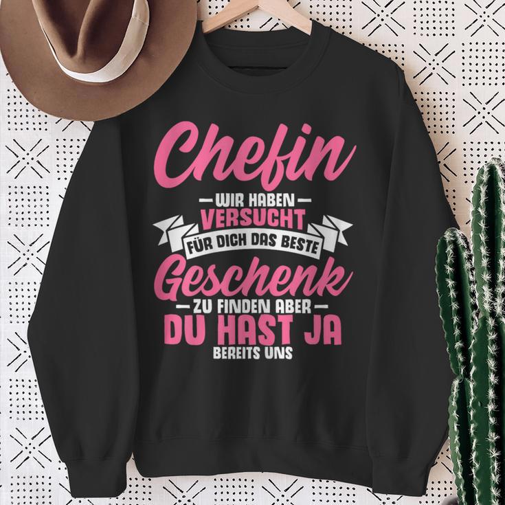 Beste Chefin Best Team Workmate Sweatshirt Geschenke für alte Frauen