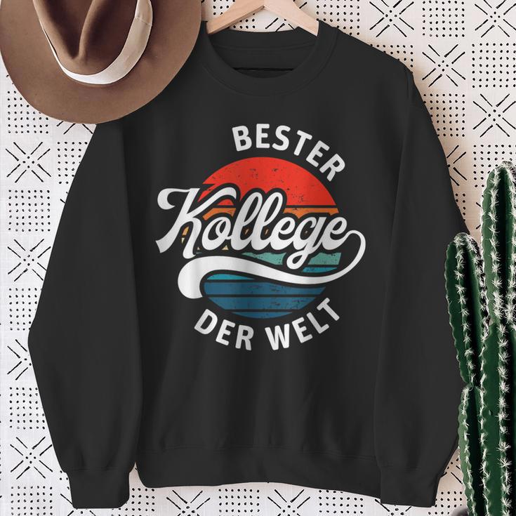 Bester Kollege Der Welt For Leaving Or Anniversary Sweatshirt Geschenke für alte Frauen