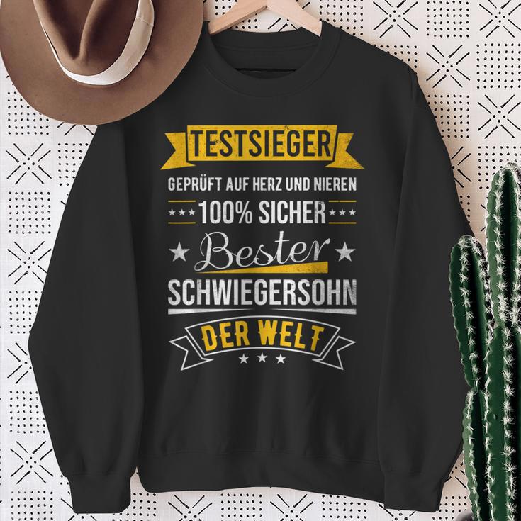 Bester Schwiegersohn Der Welt Testsieger Sweatshirt Geschenke für alte Frauen