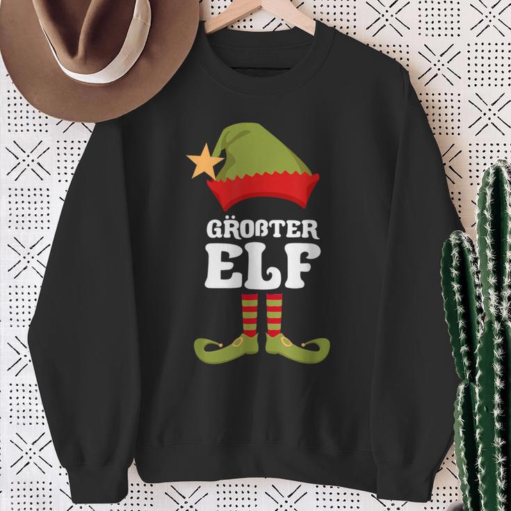 Biggest Elf Christmas Elf Christmas Sweatshirt Geschenke für alte Frauen