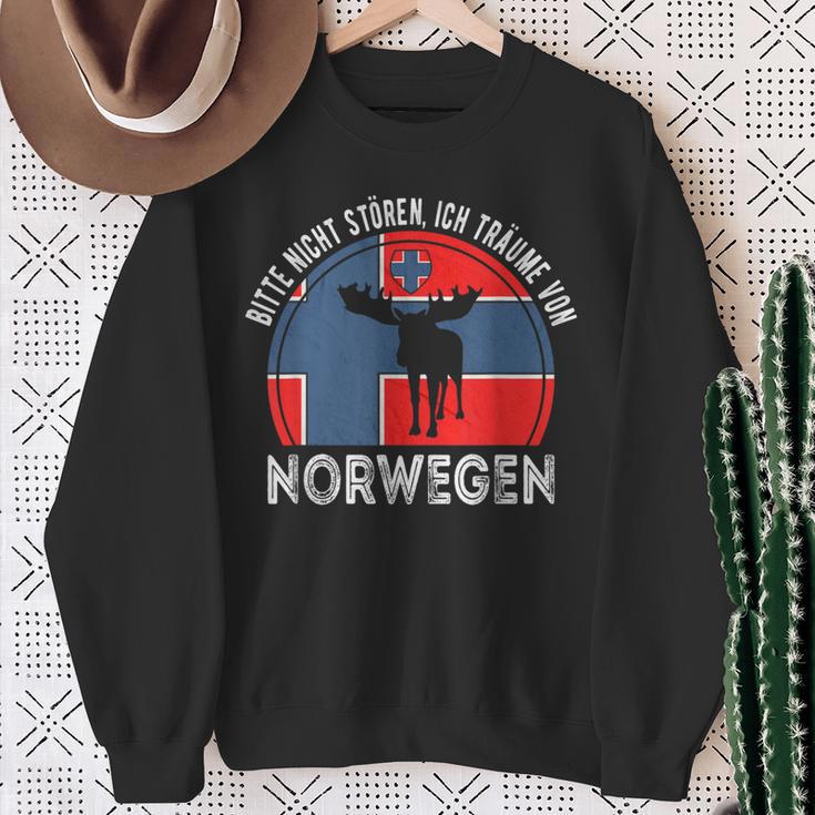 Bitte Nicht Stören Ich Träumeon Norwegian Sweatshirt Geschenke für alte Frauen