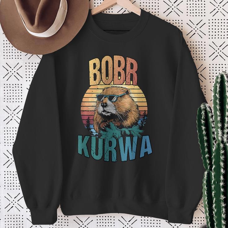 Bobr Flannelette Meme Sweatshirt Geschenke für alte Frauen