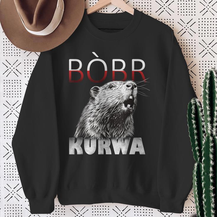 Bobr Kurwa Biber Bober Bobr Sweatshirt Geschenke für alte Frauen