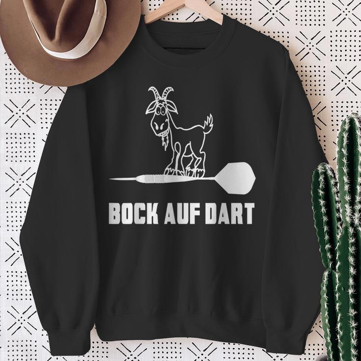 Bock Auf Dart Darts Sweatshirt Geschenke für alte Frauen