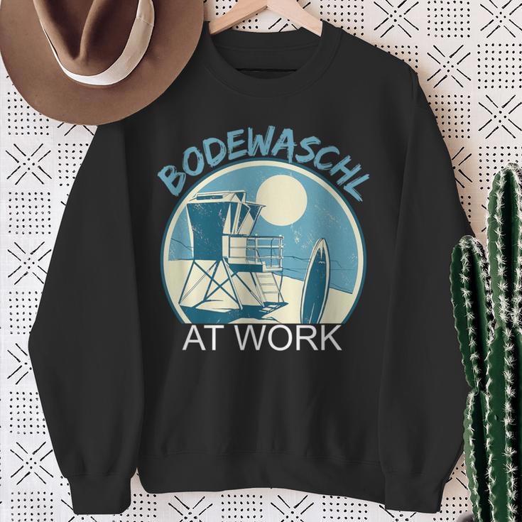 Bodewaschl At Work Bathmeister Lifeguard Sweatshirt Geschenke für alte Frauen