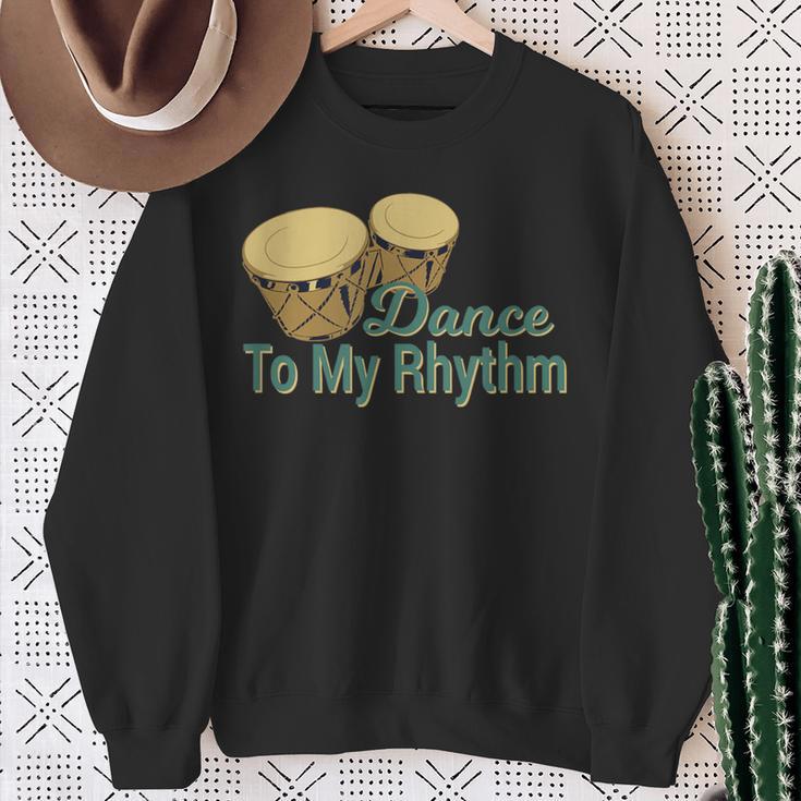 Bongos Percussion Dance Motif For Dancers Sweatshirt Geschenke für alte Frauen