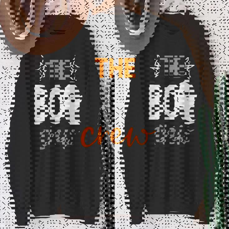 The Boo Crew Matching Halloween Family Pajamas Sweatshirt Gifts for Old Women