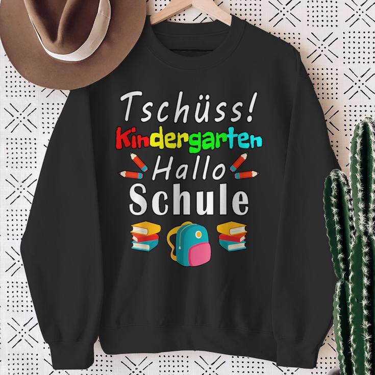 Bschüss Kindergarten Hello Schule Kita Sweatshirt Geschenke für alte Frauen