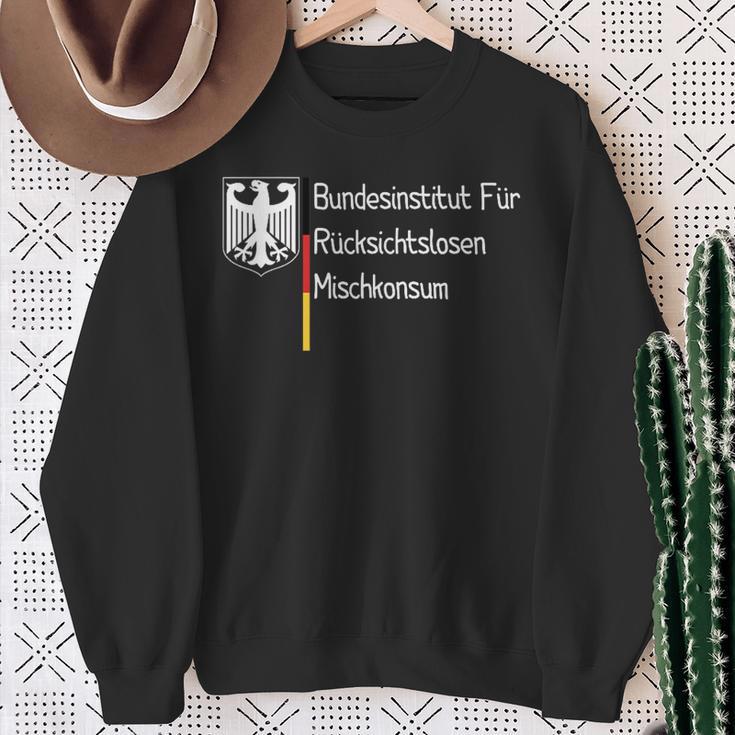 Bundesinstitut Für Rücksichtslosen Mischkonsum Sweatshirt Geschenke für alte Frauen