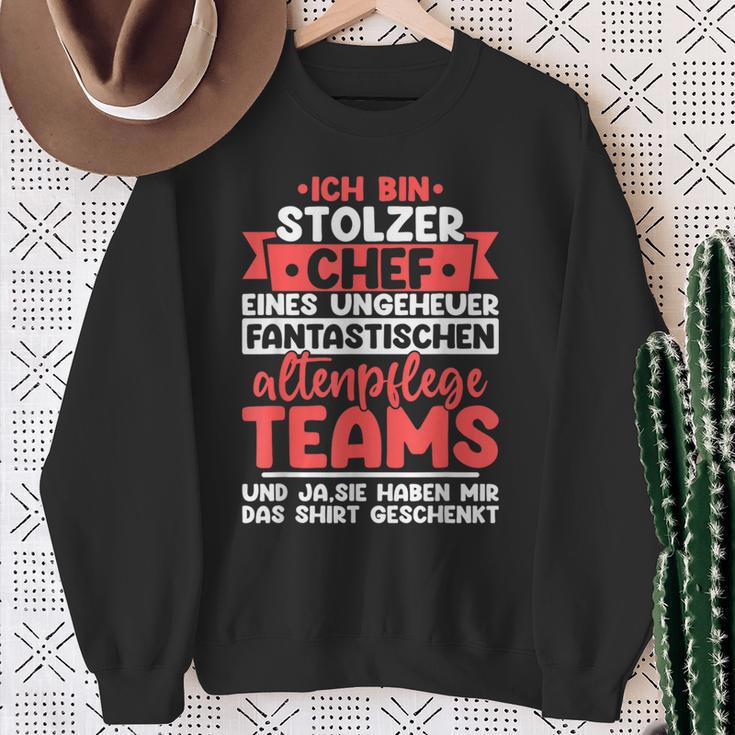 Chef Altenpflege Pflegedienstleitung Pdl Sweatshirt Geschenke für alte Frauen