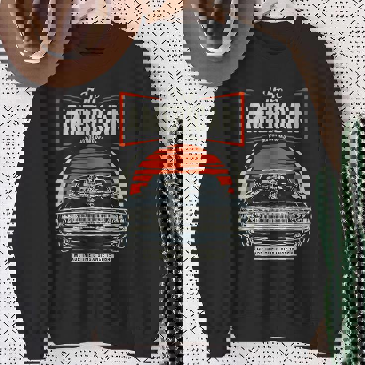Clásica Americana Muscle Cars Camisa de entrenamiento Regalos para ancianas