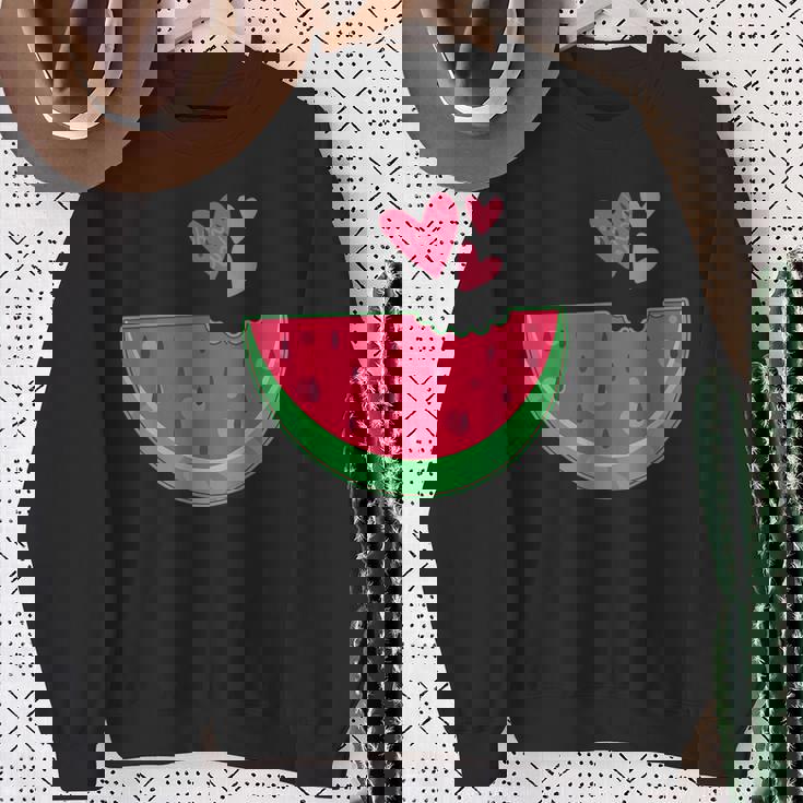 Cœur De Pastèque Amusant Pour Les Amateurs De Pastèques Sweater e Cadeaux pour les femmes âgées