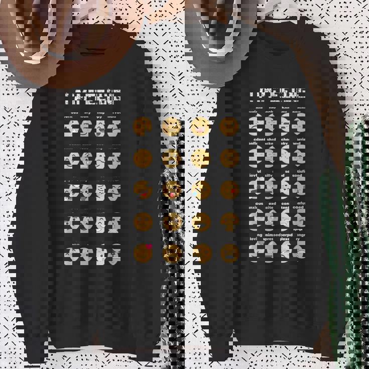 Colección De Muchos Emoticonos Divertidos Lindos Y Divertidos Camisa de entrenamiento Regalos para ancianas