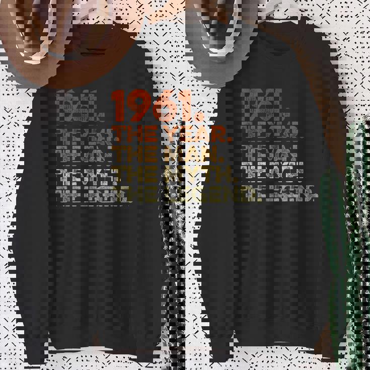 Compleanno Regalointage 1961 Year Man Myth Legend Felpa Regalos para ancianas