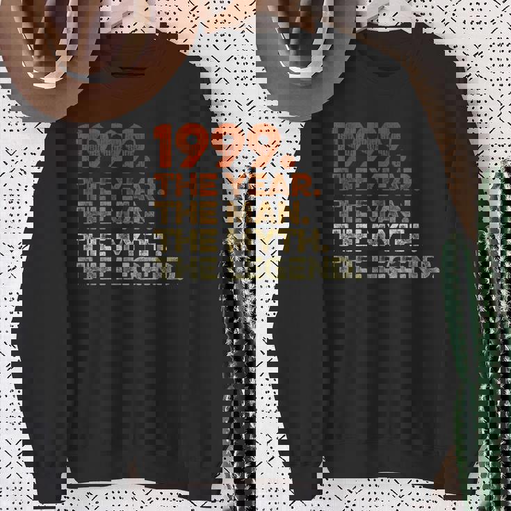 Compleanno Regalointage 1999 Year Man Myth Legend Felpa Regalos para ancianas
