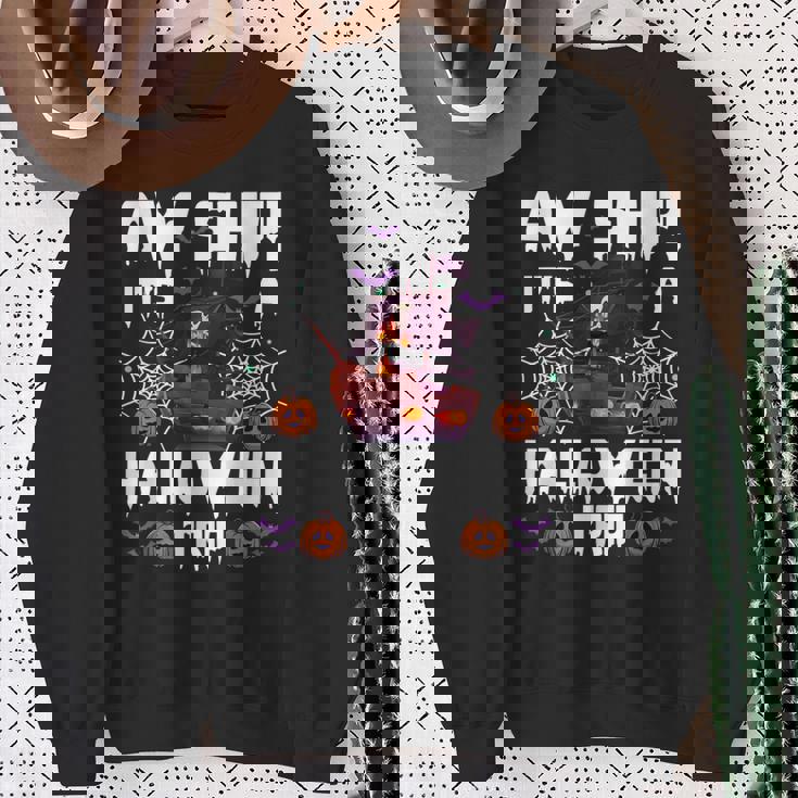 Cruising Crew Trip Halloween Cruise Squad Family 2023 Sweatshirt Gifts for Old Women