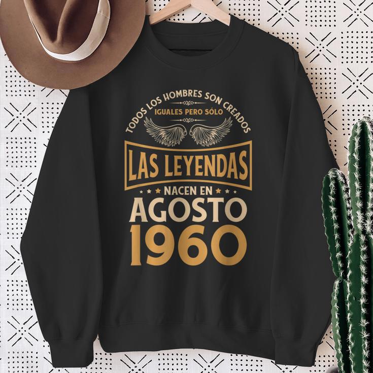 Cumpleaños Hombre Regalos Las Leyendas Agosto 1960 Camisa de entrenamiento Regalos para ancianas