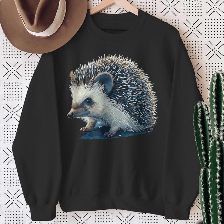 Cute Hedgehog Costume Sweatshirt Geschenke für alte Frauen