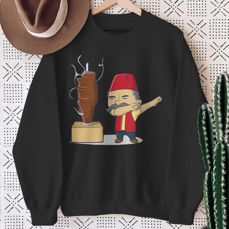 Dabbing Doner Kebab For Doner Sellers & Kebap Fans Sweatshirt Geschenke für alte Frauen