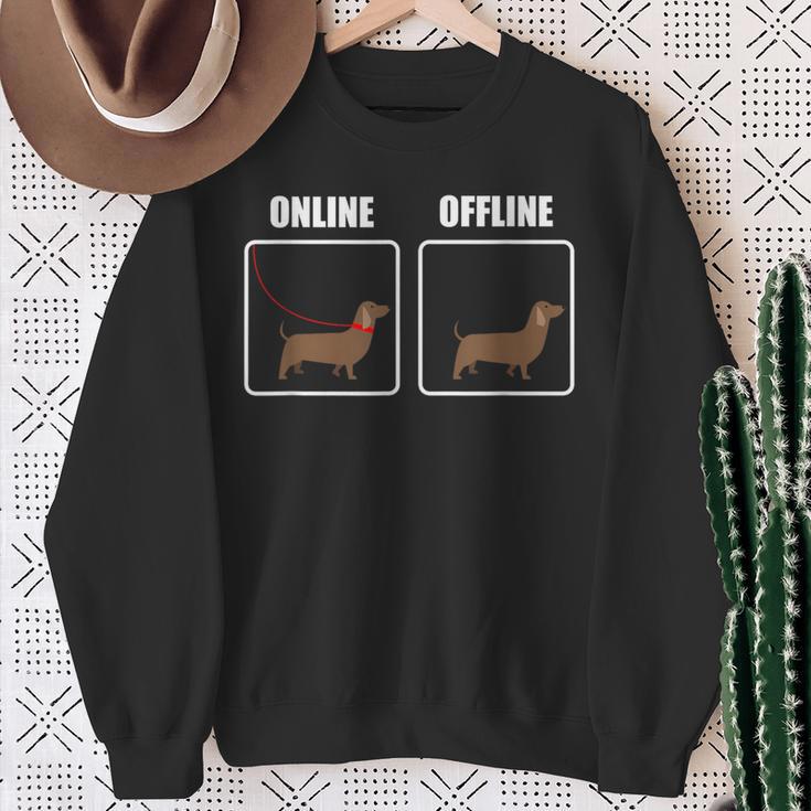 Dachshund Teckel Dog Friend Dog Breed Sweatshirt Geschenke für alte Frauen