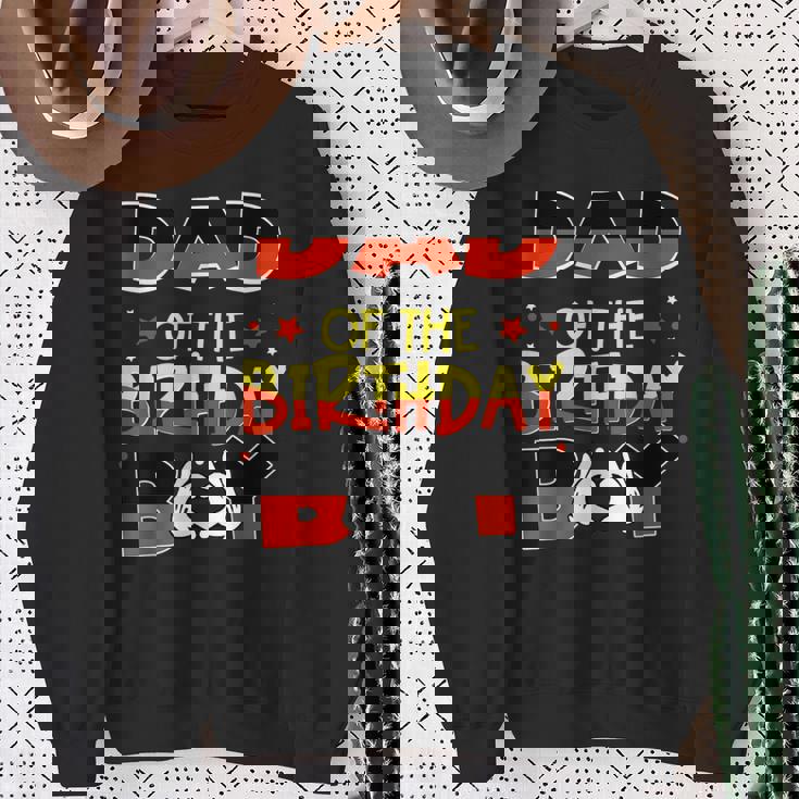 Dad Of The Birthday Boy Mouse Family Matching Sweatshirt Gifts for Old Women