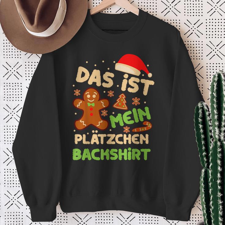 Das Ist Mein Plätzchen Back Outfit Christmas Sweatshirt Geschenke für alte Frauen