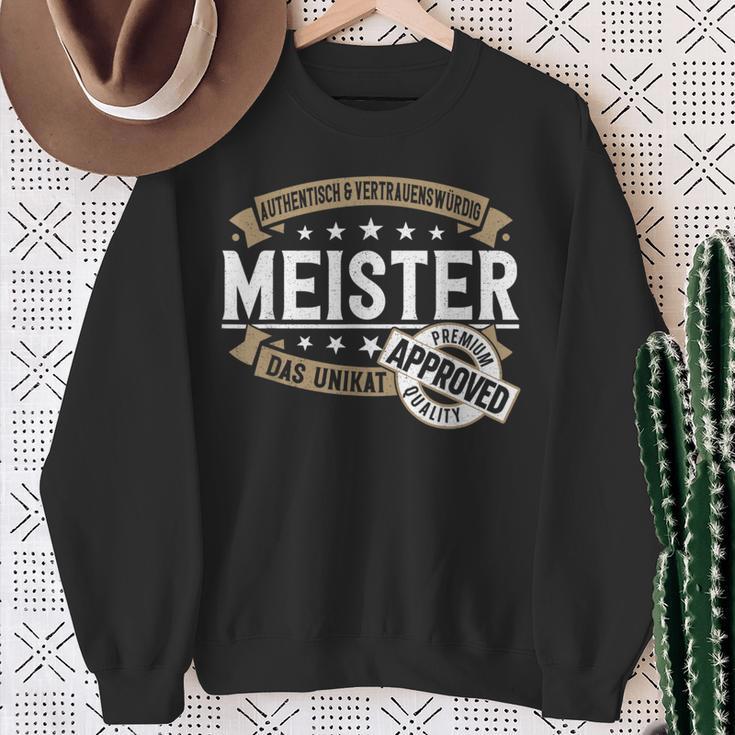 Das Unikat Meisterstück Bestanden The Unique Master S Sweatshirt Geschenke für alte Frauen