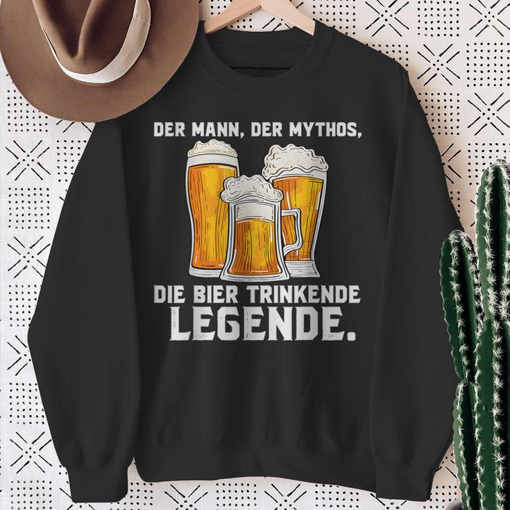 Der Mann Der Mythos Die Bier Trinkende Legende Sweatshirt Geschenke für alte Frauen