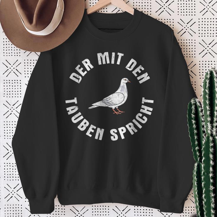 Der Mit Den Tauben Sweatshirt Geschenke für alte Frauen