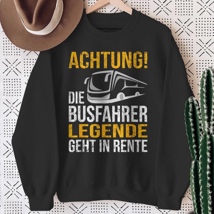 Die Busfahrer Legende Geht In Rente Ruhestand Pension Sweatshirt Geschenke für alte Frauen