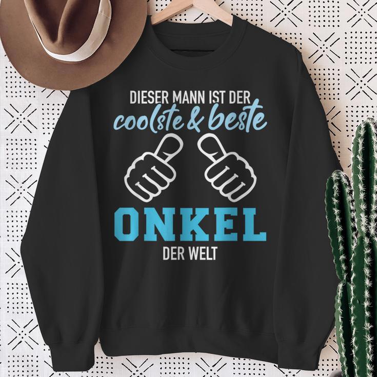 Dieser Mann Ist Der Coolste Und Beste Uncle Der Welt Sweatshirt Geschenke für alte Frauen