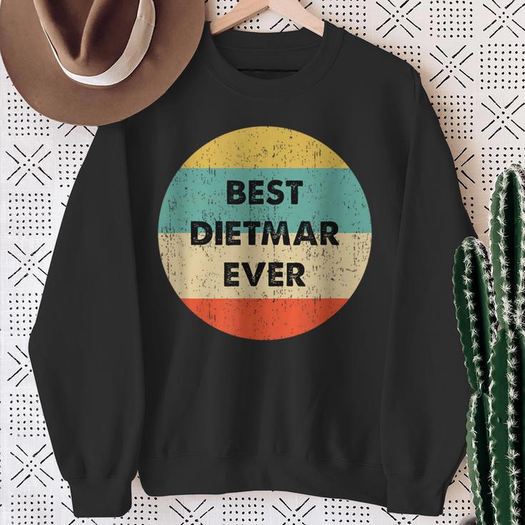 Dietmar First Name Sweatshirt Geschenke für alte Frauen