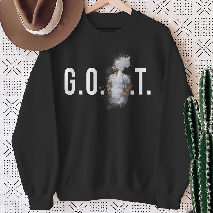 Diljit Dosanjh GOAT Punjabi Singer Desi Clothing Sweatshirt Geschenke für alte Frauen