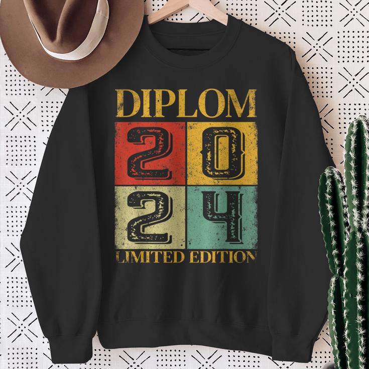 Diplom Geschafft Legende 2024 Sweatshirt Geschenke für alte Frauen