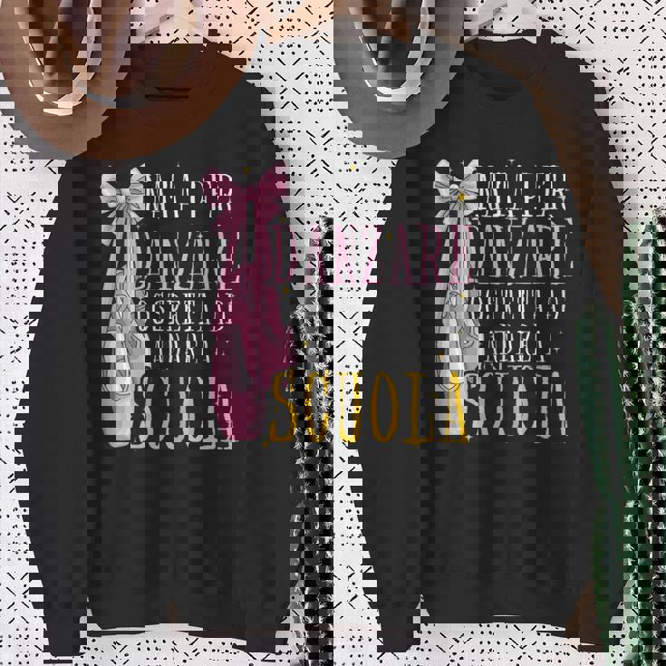 Divertente Maglia Ballerina Danza Classica Nata Per Danzare Felpa Regalos para ancianas