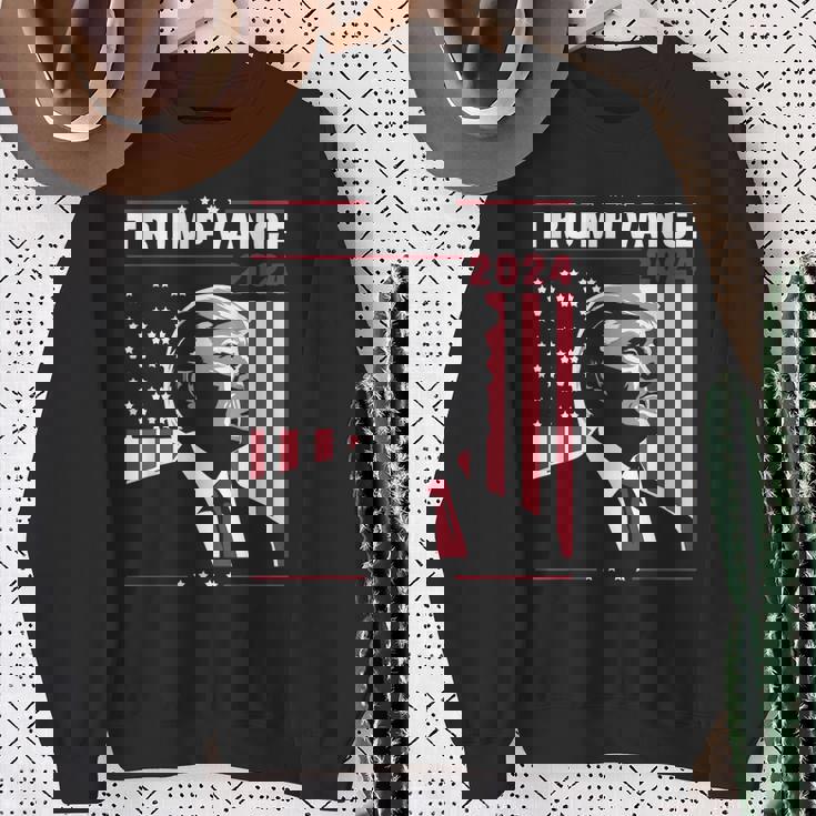 Donald Trump Jdance Bandera Estadounidense Trumpance 2024 Camisa de entrenamiento Regalos para ancianas