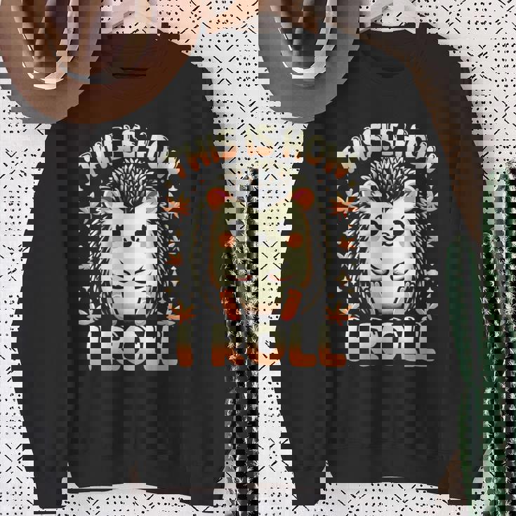 Donna Simpatica Camicia Riccio This Is How I Roll Hedgehog Lover Con Collo A Felpa Regalos para ancianas