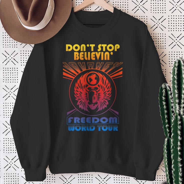 Don't Stop Believin' Freedom Sweatshirt Geschenke für alte Frauen