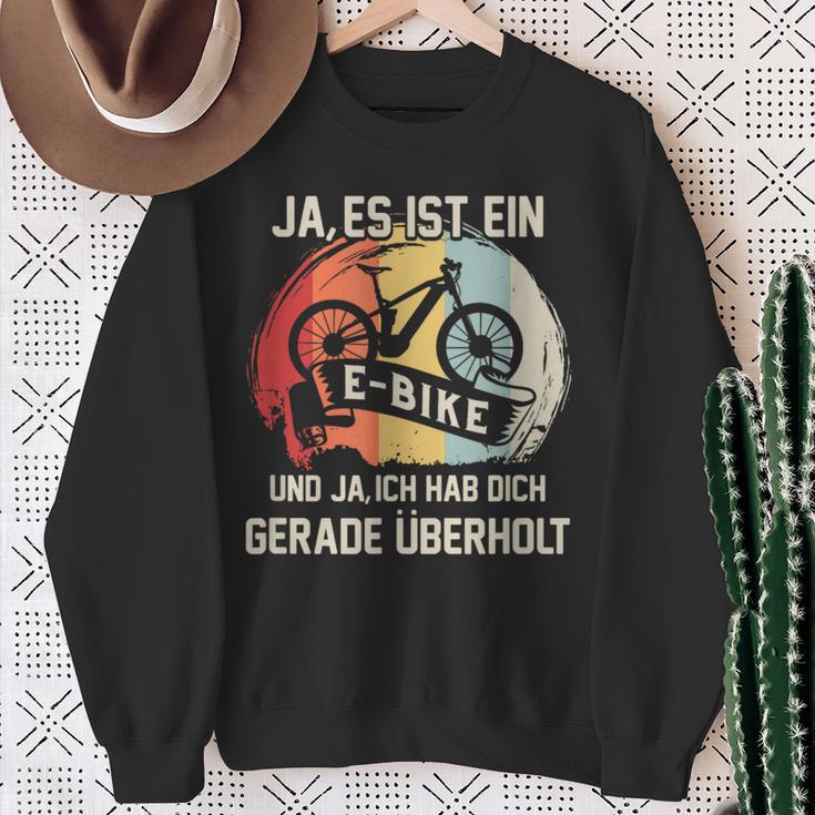 E-Bike Ja Ich Hab Dich Überhaut E Bike Sweatshirt Geschenke für alte Frauen