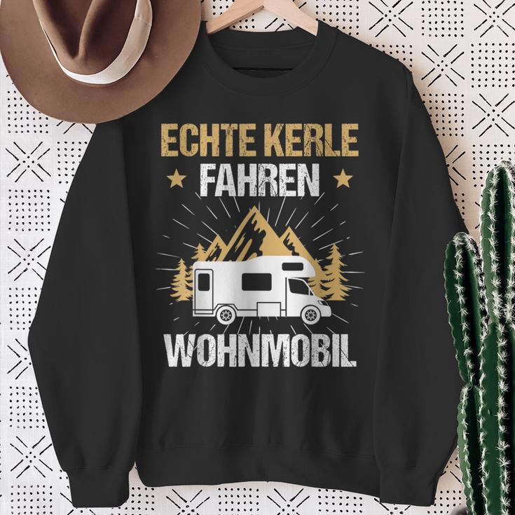 Echte Kerle Fahren Motorhome Sweatshirt Geschenke für alte Frauen