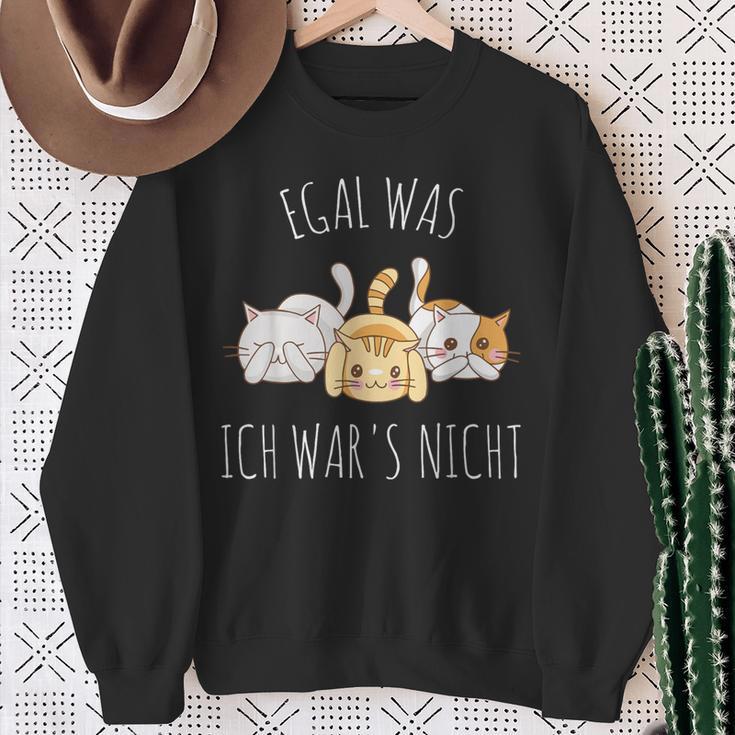 Egal Was Ich War Es Nicht Sweatshirt Geschenke für alte Frauen