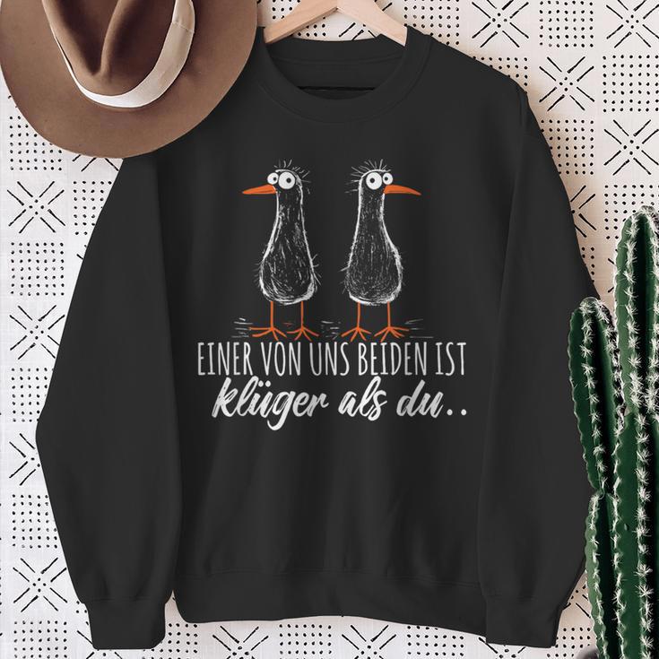 Eineron Uns Beiden Ist Klüger Als Du Sweatshirt Geschenke für alte Frauen